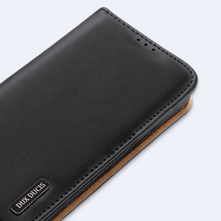 Dux Ducis Hivo Genuine Leather Bookcase type case for Samsung Galaxy S22+ (S22 Plus) blue