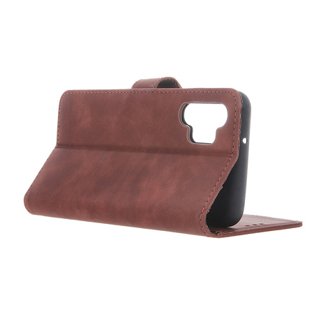 Etui Smart Velvet do Motorola Moto E13 brązowe
