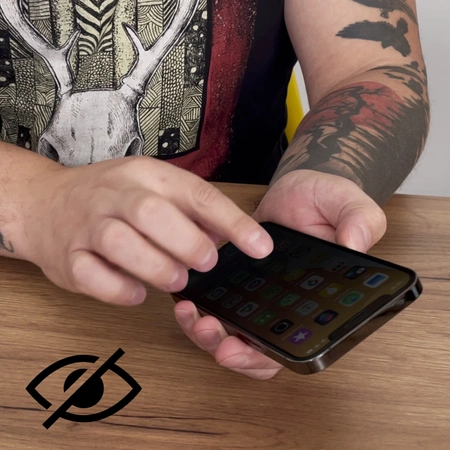 Wozinsky Privacy Glass Sichtschutz aus gehärtetem Glas mit Anti-Spionage-Filter für Samsung Galaxy S24