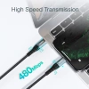 Kabel Choetech IP0039 USB-C / Lightning MFi o długości 1.2m - czarny
