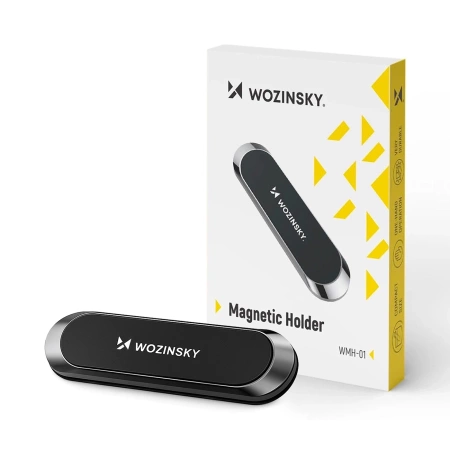 Wozinsky samoprzylepny magnetyczny uchwyt samochodowy na deskę rozdzielczą czarny (WMH-01)