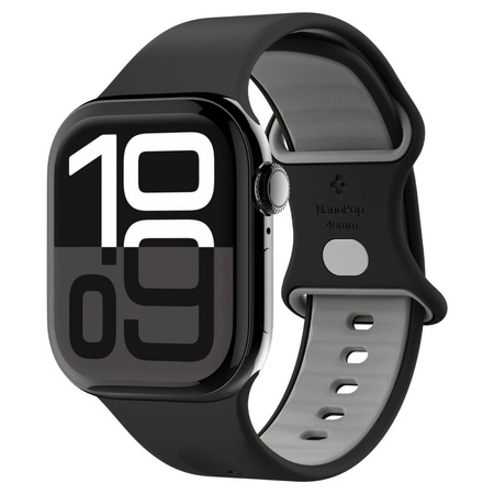 SPIGEN NANO POP APPLE WATCH 6 / 7 / 8 / 9 / 10 / SE / ULTRA 1 / 2 (44 / 45 / 46 / 49 MM) BLACK SESAME