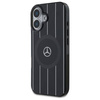 Original Case IPHONE 16 Mercedes Hardcase MB Double Layer Crossed Lines MagSafe (MEHMP16S23HRSK) black