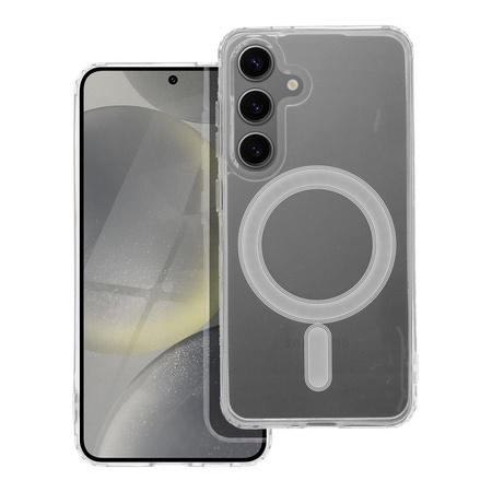Futerał Clear Mag Cover kompatybilny z MagSafe do SAMSUNG S24