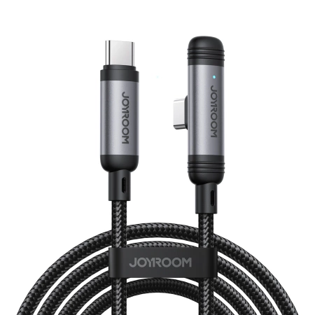 Kabel Joyroom S-A56 EnjoyX Series 90° USB-C - USB-C 60W 1,2m - czarny