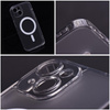 Futerał FROST MAG COVER z ochroną aparatu kompatybilny z MagSafe do IPHONE 17 Pro transparentny zmrożony