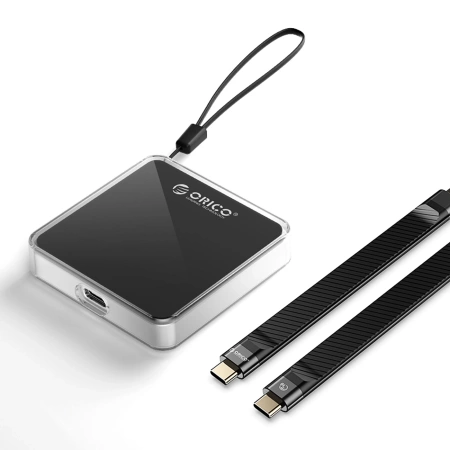 Kieszeń dyskowa M.2 NVME z magnesem USB-C 3.2 - czarna