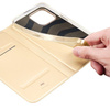 Dux Ducis Skin Pro Holster Flip Cover für iPhone 14 Pro Max gold