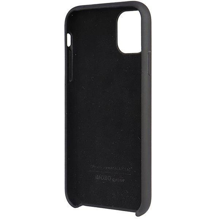 Audi Silikonhülle iPhone 11 / Xr 6,1&quot; schwarz/schwarz Hardcase AU-LSRIP11-Q3/D1-BK