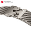 Pasek do Apple Watch Forcell F-Design FA11 zatrzask stal 42 / 44 / 45 / 49 mm czarny