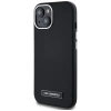 Karl Lagerfeld FW Metal Plate MagSafe iPhone 15 Case - Black