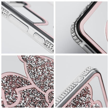 Futerał TEDDY BEAR do SAMSUNG A51 różowy