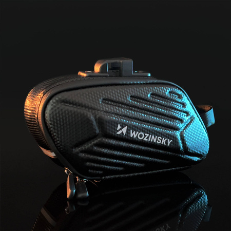 Wozinsky torba rowerowa pod siodełko 1,5l torba wodoodporna czarny (WBB27BK)