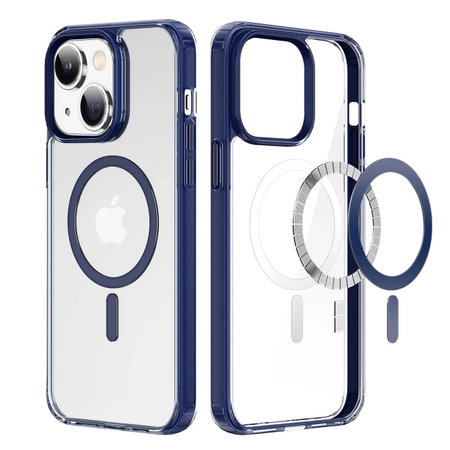 Dux Ducis Clin2 Hülle für iPhone 14 Plus magnetische MagSafe Hülle blau