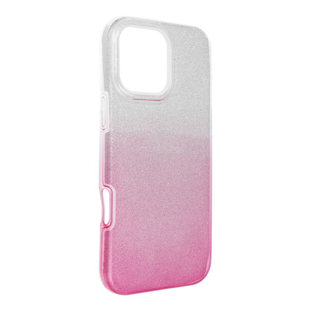 Futerał SHINING do IPHONE 16 Pro Max transparentny różowy