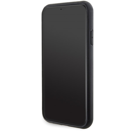 Karl Lagerfeld nakładka do iPhone 11 KLHCN61GSACHPK HC GRIPSTAND SAFFIANO CHOUPETTE PINS czarna