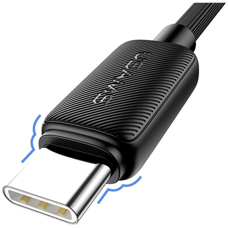 Kabel USAMS KY Series US-SJ701 60W USB-C do USB-C 3m czarny
