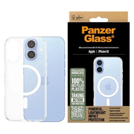 PanzerGlass HardCase iPhone 16 6,1" weiß/weiß MagSafe 1291