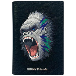 Etui na paszport Nimmy portfel Raptor    Gorilla czarny