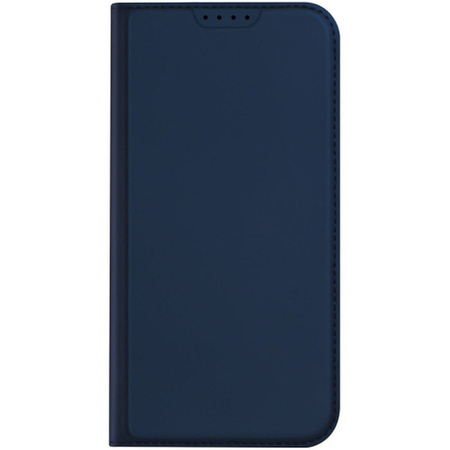 Etui do iPhone 15 Plus pokrowiec z klapką i portfelem Dux Ducis Skin Pro - niebieskie