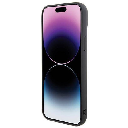 Ferrari FEHCP15MRDUK iPhone 15 Plus 6,7" schwarz/schwarzes Hardcase mit gestepptem Metalllogo