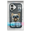 Nimmy etui iPhone 16 6.1" czarny/black    Cool&Cute 2.0 Dog