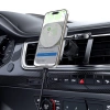 Acefast D18 car holder with MagSafe / Qi inductive charger + USB-A USB-C cable - black
