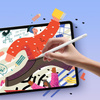 Baseus Smooth Writing 2 Overseas Edition Stylus mit aktiver Spitze für iPad mit austauschbarer Spitze – Weiß