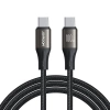 Joyroom Light-Speed ​​​​Serie SA25-CC5 100 W USB-C/USB-C-Kabel 1,2 m – Schwarz