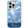 Guess Porcelain Collection - Etui iPhone 14 Pro Max (niebieski)