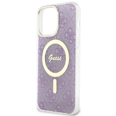 Guess GUHMP14XH4STU iPhone 14 Pro Max 6.7&quot; purple/purple hardcase 4G MagSafe