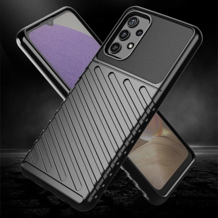 Thunder Case Flexibel Robuste Panzer Handyhülle TPU Schutzhülle für Samsung Galaxy A72 4G grün