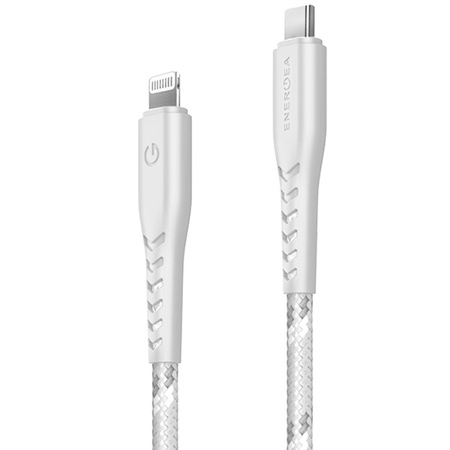 ENERGEA kabel Nyloflex USB-C - LightningC94 MFI 1.5m biały/white