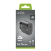 SBS TETR1CPD25 25W USB-C Wall Charger with Power Delivery - Black