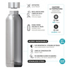 Quokka Solid - Butelka termiczna ze stali nierdzewnej 510 ml (White)