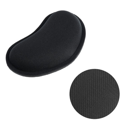 Podkładka ergonomiczna pod nadgarstek 130x78x25mm / czarny