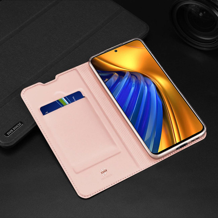 Dux Ducis Skin Pro Holster Cover Flip Cover für Xiaomi Poco F4 5G blau