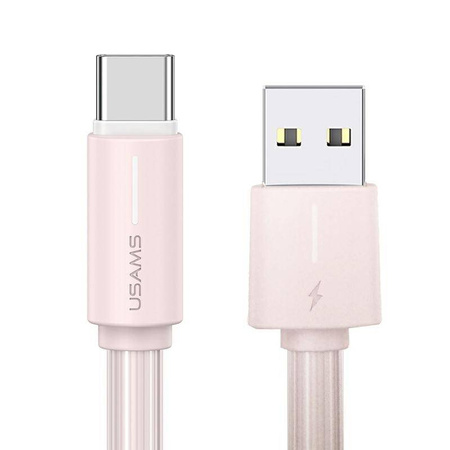 USAMS USB-C Cable 3A YU Series 1m USB-C/USB-C pink/pink SJ732USB04 (US-SJ732)