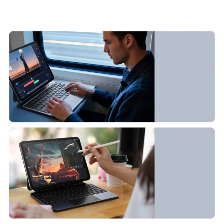 Etui z klawiaturą Dux Ducis (MK series) na iPad Pro 11" (2024) - czarne