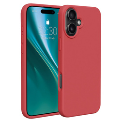 Nakładka Etteri Silicone Case do iPhone 16 Plus 6,7" malinowa