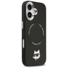 Karl Lagerfeld Choupette Pin MagSafe Case for iPhone 17 - Black