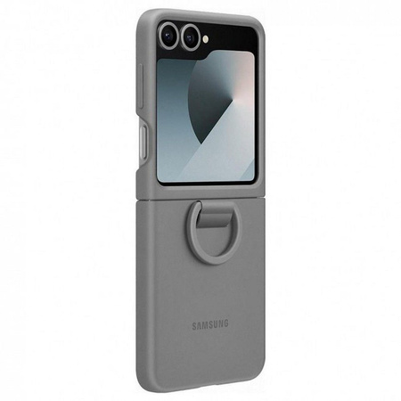Etui Samsung EF-PF741TJEGWW Z Flip6 F741 szary/gray Silicone Case with Ring