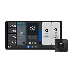 Dual Control Panel Shelly Wall Display X2 WiFi/BLU (black) + BLU H&T