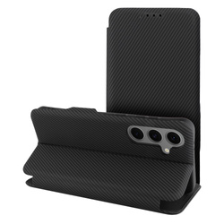 Kabura FOLIO Side Magnet kompatybilny z S-PEN do SAMSUNG S25 ULTRA czarny