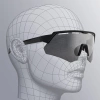 Rockbros Polarized Cycling Glasses with UV Protection and Corrective Insert - Gray