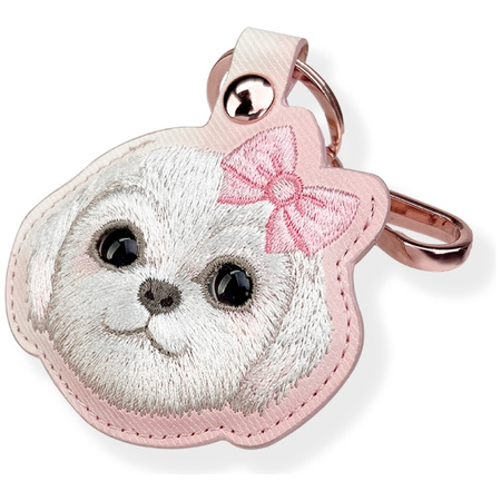 Etui na lokalizator / brelok Nimmy New   Big Eyed Pet 2.0 Dog różowy
