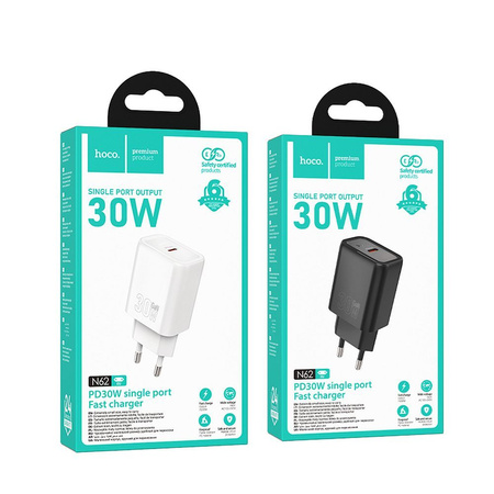 HOCO ładowarka sieciowa Typ C PD QC 30W N62 biała