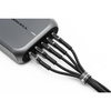 FORCELL F-ENERGY C263 kabel Typ C do Typ C QC4.0 PD 5A 240W Cafule 1,2 m czarny