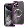 Futerał Electro Mag Cover kompatybilny z MagSafe do IPHONE 15 PRO MAX fioletowy