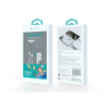 Devia kabel uniwersalna smycz 2w1 PD USB-C - Lightning 0,3 m 27W lawendowy